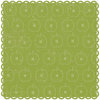 Creative Imaginations - Class Act Collection by Danelle Johnson - 12 x 12 Die Cut Paper - Green Apple