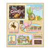 Creative Imaginations - Cowgirl Collection by Debbie Mumm - 3 Dimensional Stickers - Cowgirl Up, CLEARANCE