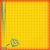 Creative Imaginations - Lego Classic Collection - 12 x 12 Embossed Paper - Classic Yellow Brick
