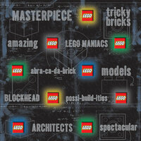 Creative Imaginations - Lego Classic Collection - 12 x 12 Embossed Paper - Lego Classic Classic Phrase