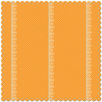 Creative Imaginations - Narratives - Bloom Collection - 12 x 12 Die Cut Paper - Polka Sunshine, CLEARANCE