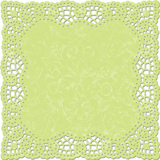 Creative Imaginations - Narratives by Karen Russell Collection - 12 x 12 Die Cut Paper - Meadow Doily, CLEARANCE
