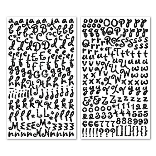 Creative Imaginations - Signature Magic Collection - Glittered Foam Alphabet Stickers - Goofy