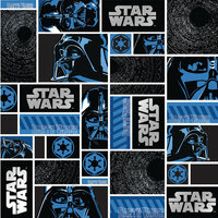 Creative Imaginations - Star Wars Collection - 12 x 12 Silver Foil Paper - Darth Vader