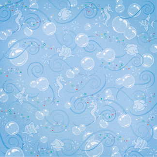 Creative Imaginations - Fairytale Collection - 12 x 12 Glitter Paper - Bubbles, CLEARANCE