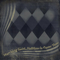 Creative Imaginations - Marching Band Collection - 12 x 12 Paper - Halftime