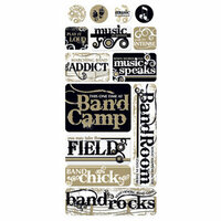 Creative Imaginations - Marching Band Collection - Jumbo Stickers