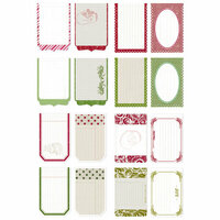 Creative Imaginations - Art Warehouse by Danelle Johnson - Noel Collection - Christmas - Die Cut Journaling Pad - Noel, CLEARANCE