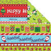 Creative Imaginations - Dear Santa Collection by Helen Dardik - Christmas - 12 x 12 Double Sided Paper - Happy Holidays, CLEARANCE