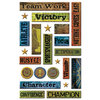 Creative Imaginations - Victory Collection by Marah Johnson - Epoxy Stickers - Victory