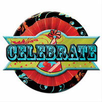 Creative Imaginations - Melange - Celebrate Me Collection - Layered Chipboard Sticker - Celebrate