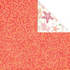 Creative Imaginations - Oceana Collection - 12 x 12 Double Sided Paper - Coral