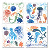 Creative Imaginations - Oceana Collection - Rub Ons Swatch Pack - Oceana