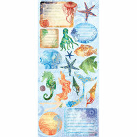 Creative Imaginations - Oceana Collection - Cardstock Stickers - Oceana