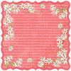 Creative Imaginations - Loolah Collection - 12 x 12 Die Cut Stitched Paper - Sweet Garden