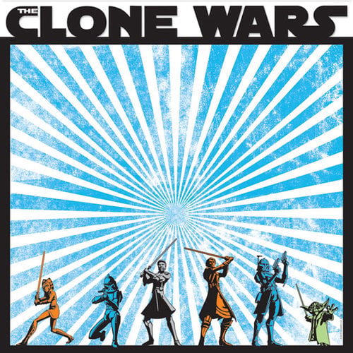 Creative Imaginations - Star Wars Clone Wars Collection - 12 x 12 Die Cut Paper - The Clone Wars