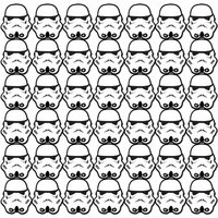 Creative Imaginations - Star Wars Empire Strikes Back Collection - 12 x 12 Die Cut Paper - Storm Trooper