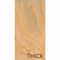 Creative Imaginations - Real Wood Collection - 6 x 12 Thick Wood Veneer Paper - Cherry