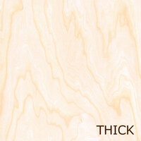 Creative Imaginations - Real Wood Collection - 12 x 12 Thick Wood Veneer Paper - Birch