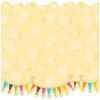 Creative Imaginations - Birthday Bliss Collection - 12 x 12 Glitter Die Cut Paper - Bubbles and Banners