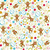 Creative Imaginations - Monkey Business Collection - 12 x 12 Glitter Paper - Jumpin' Monkeys