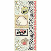 Creative Imaginations - Loolah Collection - Jumbo Cardstock Stickers - Loolah