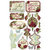 Creative Imaginations - Night Divine Collection - Christmas - Epoxy Stickers