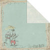 Creative Imaginations - Lullaby Boy Collection - 12 x 12 Double Sided Paper - Humpty Dumpty