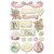 Creative Imaginations - Lullaby Girl Collection - Epoxy Stickers