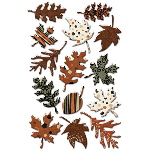 Creative Imaginations - Harvest Collection - Epoxy Stickers