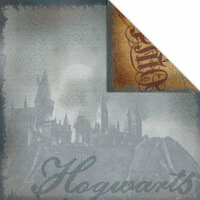 Creative Imaginations - Harry Potter Collection - 12 x 12 Double Sided Paper - Hogwarts