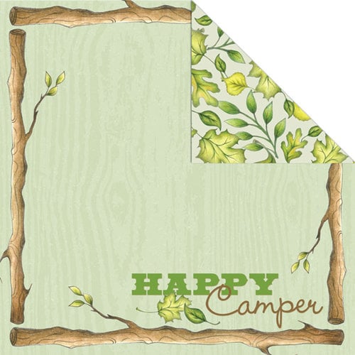 Creative Imaginations - Happy Camper Collection - 12 x 12 Double Sided Paper - Happy Camper