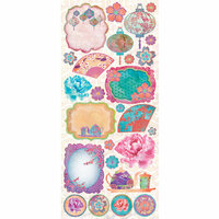 Creative Imaginations - Sakura Collection - Cardstock Stickers - Sakura