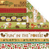 Creative Imaginations - Forest Critters Collection - 12 x 12 Double Sided Paper - Forest Fun