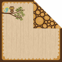 Creative Imaginations - Forest Critters Collection - 12 x 12 Double Sided Paper - Happy Together