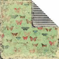 Creative Imaginations - Devotion Collection - 12 x 12 Double Sided Paper - Flitter