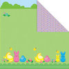 Creative Imaginations - Peeps Collection - 12 x 12 Double Sided Paper - Peeps Hanging Out