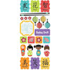 Creative Imaginations - Kokeshi Collection - Cardstock Stickers - Kokeshi