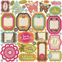 Creative Imaginations - Blossom Collection - Die Cut Pieces - Blossom Shapes
