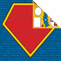 Creative Imaginations - Super Hero Collection - 12 x 12 Double Sided Paper - Super Hero