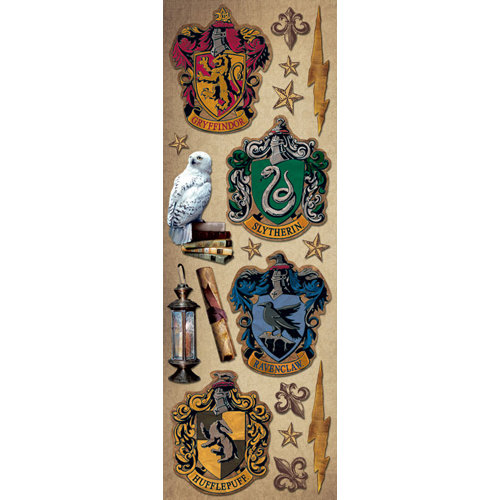 Creative Imaginations - Harry Potter Collection - Cardstock Stickers - Crests