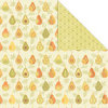 Creative Imaginations - Orchard Harvest Collection - 12 x 12 Double Sided Paper - Pear Harvest
