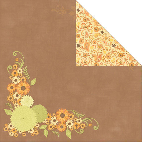 Creative Imaginations - Orchard Harvest Collection - 12 x 12 Double Sided Paper - Autumn Boutique