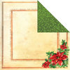 Creative Imaginations - Dear Santa Collection - Christmas - 12 x 12 Double Sided Paper - Poinsettia