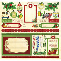 Creative Imaginations - Dear Santa Collection - Christmas - 12 x 12 Cardstock Stickers - Dear Santa