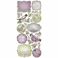 Creative Imaginations - Winter Song Collection - Cardstock Stickers - Winter Song