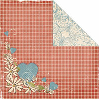 Creative Imaginations - Ragamuffin Collection - 12 x 12 Double Sided Paper - Daises