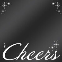 Creative Imaginations - Cheers Collection - 12 x 12 Die Cut Paper with Pearl Accents - Cheers