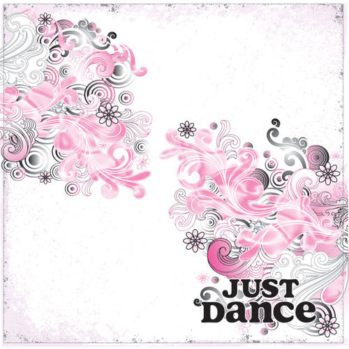 Creative Imaginations - Dance Collection - 12 x 12 Paper with Foil Accents - Just Dance