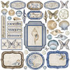 Creative Imaginations - Oceanside Collection - Die Cut Cardstock Pieces